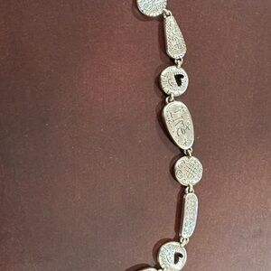 Brighton Silver Pavé Crystal Necklace